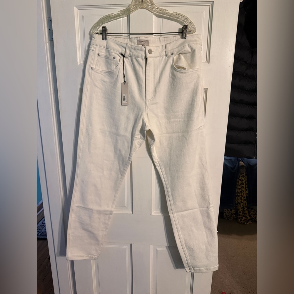 Martha  Stewart size 18 jeans, color white
